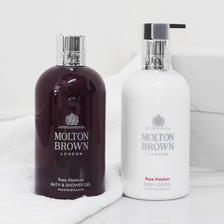 Molton Brown 摩顿布朗 纯正玫瑰沐浴露+身体乳套装 300ml*2瓶 ￥250.65